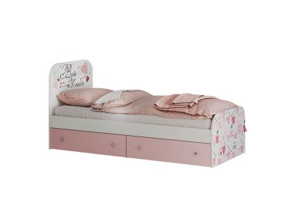 Кровать с ящиками КР-10 "Малибу" LIGHT (BTS) - мебель Paradise в Орле