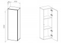 Point тип-20 шкаф навесной (НК-М) 6 - мебель Paradise