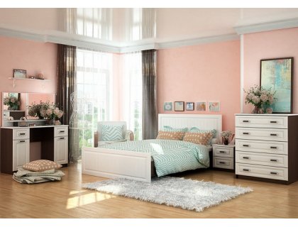 Модульная спальня Прага (Сурская Мебель) - мебель Paradise в Орле