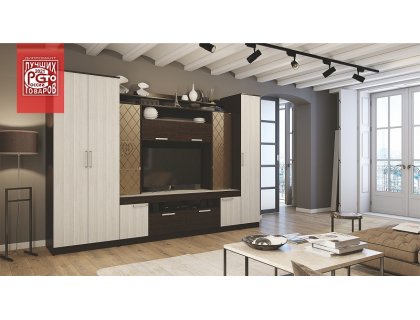 Модульная гостиная Фиеста-1 (BTS) - мебель Paradise в Орле