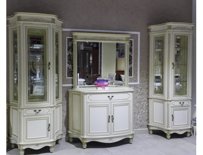 Комод 2-х дверный Палермо-86, Зеркало Палермо-17 (Юта) - мебель Paradise в Орле