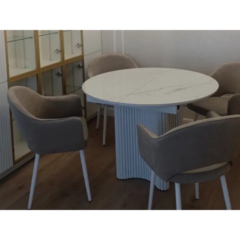 Стол Адажио круг керамика - мебель Paradise в Орле