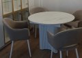 Стол Адажио круг керамика 4 - мебель Paradise