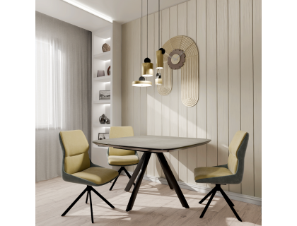 Стол Лоренцо (стекло  / керамика) - мебель Paradise в Орле