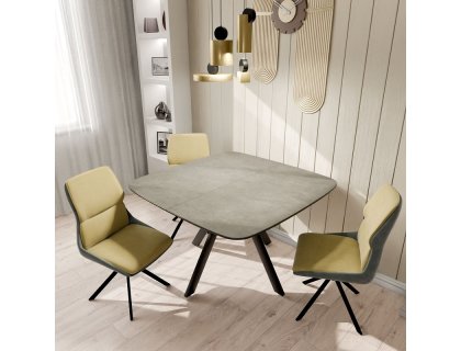 Стол Лоренцо (стекло  / керамика) - мебель Paradise в Орле