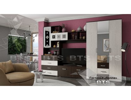 Модульная гостиная Белла (BTS) - мебель Paradise в Орле
