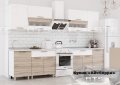 Кухня  Айсбери (белый/сонома) 2,4 (BTS) 1 - мебель Paradise