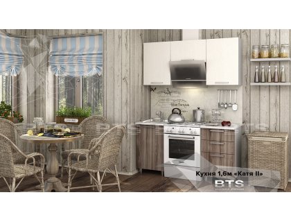 Кухня Катя  1,6 м / 2,0 м (BTS) - мебель Paradise в Орле