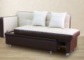 Фокус  Прямой диван – еврокнижка с подлокотником 7 - мебель Paradise
