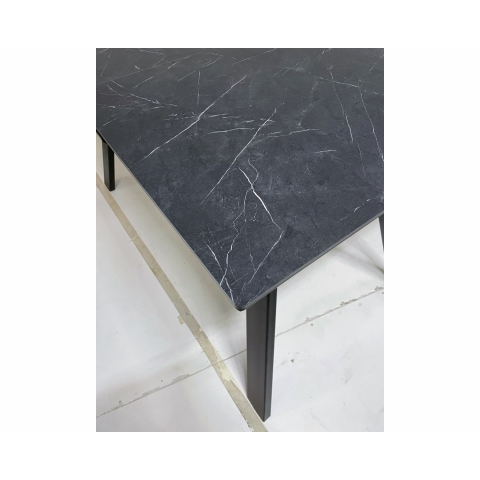 Стол Харис керамика черный мрамор (витрина) - мебель Paradise в Орле