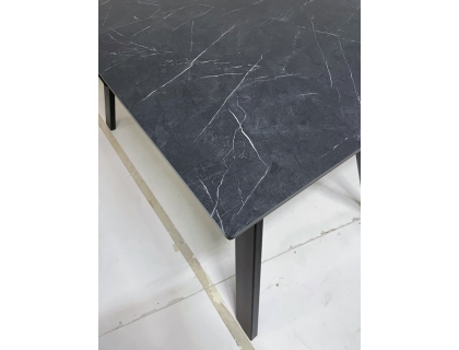 Стол Харис керамика черный мрамор (витрина) - мебель Paradise в Орле