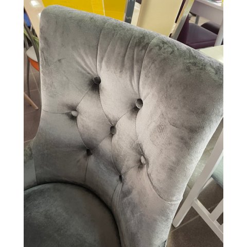 Стул Elegance white/fabric grey - мебель Paradise в Орле
