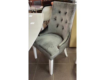 Стул Elegance white/fabric grey - мебель Paradise в Орле