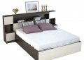 Кровать с прикроватным блоком КР-552 Басса (СтендМ) 1 - мебель Paradise