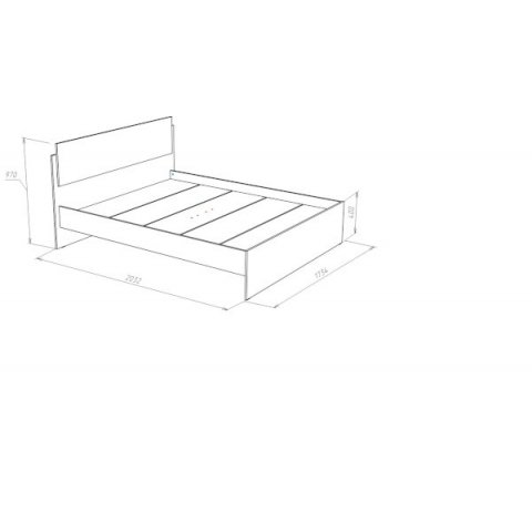 Кровать Бланка (НК-М) - мебель Paradise в Орле