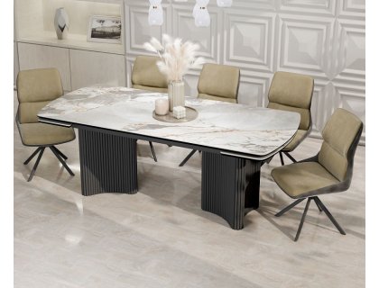 Стол Аквилон (керамика/пластик/компакт плита/стекло) - мебель Paradise в Орле