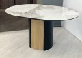 Стол Батист круг (с подсветкой) в керамике 4 - мебель Paradise