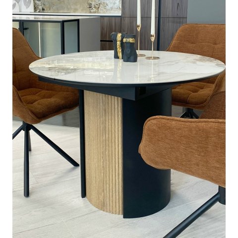 Стол Батист круг (с подсветкой) в керамике - мебель Paradise в Орле