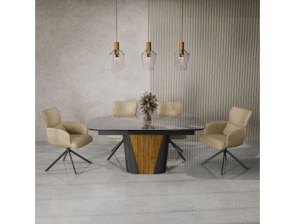 Стол Вавилон стекло/керамика/пластик/компакт плита - мебель Paradise в Орле