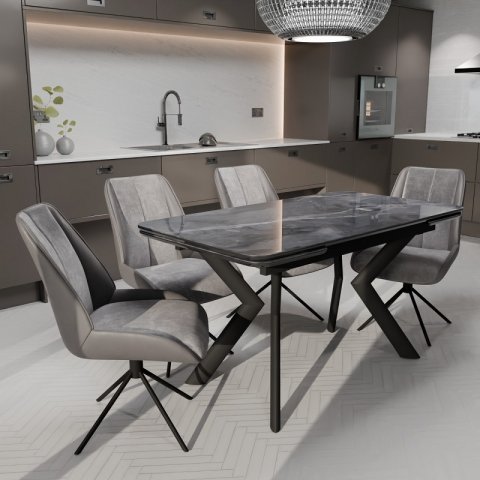 Стол Кронос-П / Кронос-Люкс ПРО (стекло/пластик/керамика/компакт-плита) - мебель Paradise в Орле