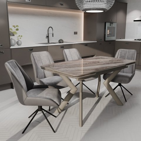 Стол Кронос-П / Кронос-Люкс ПРО (стекло/пластик/керамика/компакт-плита) - мебель Paradise в Орле