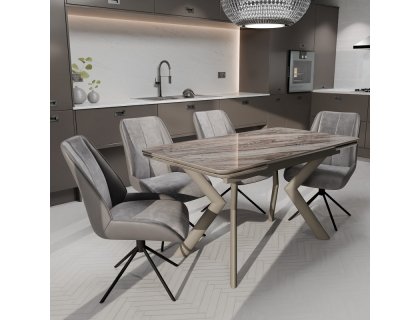 Стол Кронос-П / Кронос-Люкс ПРО (стекло/пластик/керамика/компакт-плита) - мебель Paradise в Орле