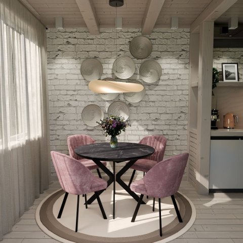 Стол Пегас  90/ 100  (ЛДСП /пластик/компакт плита/керамика) - мебель Paradise в Орле