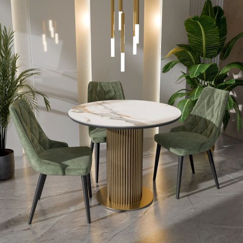 Стол Плутон (керамика/пластик/компакт плита/стекло) - мебель Paradise в Орле