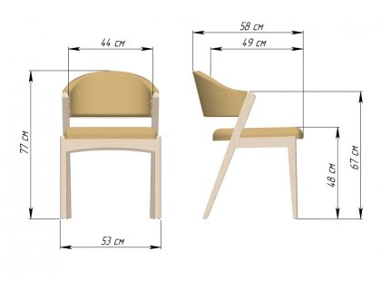 Стул Денди 50-12 (ЮТА) - мебель Парадиз в Орле