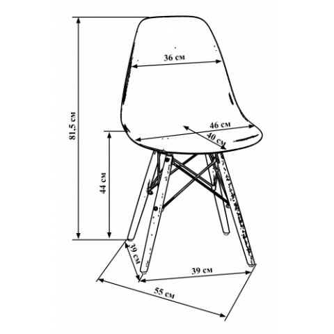Стул LMZL-PP638А  Patchwork (ножки хром) - мебель Paradise в Орле