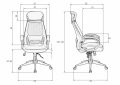 Кресло офисное LMR-109BL_Black/White 14 - мебель Paradise